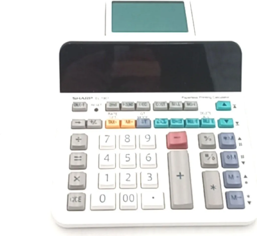 Calculatrice Sharp EL-1901 secteur : calculez sans papier - 10
