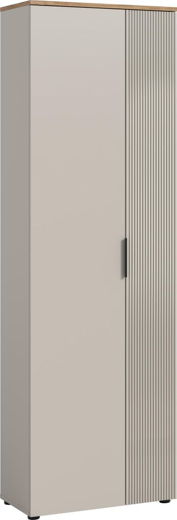 Garderobenschrank >Slide< in kaschmir - 60x195x36cm (BxHxT)