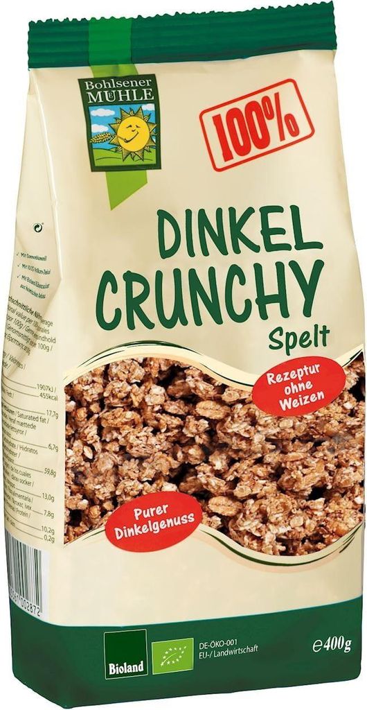 CRUNCHY ORKISZOWE BIO 400 g - BOHLSENER MUEHLE