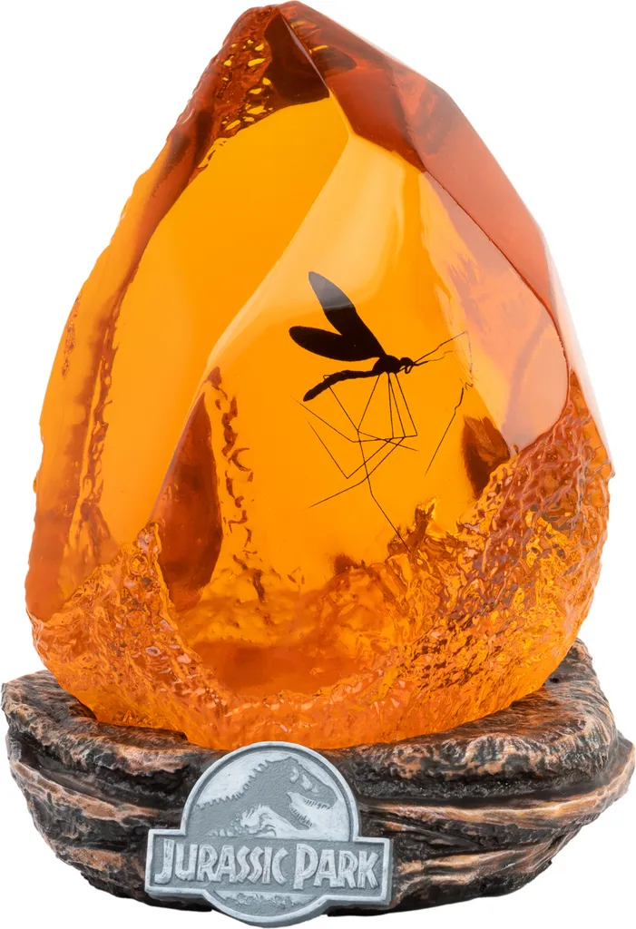 Lampe de Table Ambre Jurassic Park 3D - Luminaire d'Ambiance Thématique