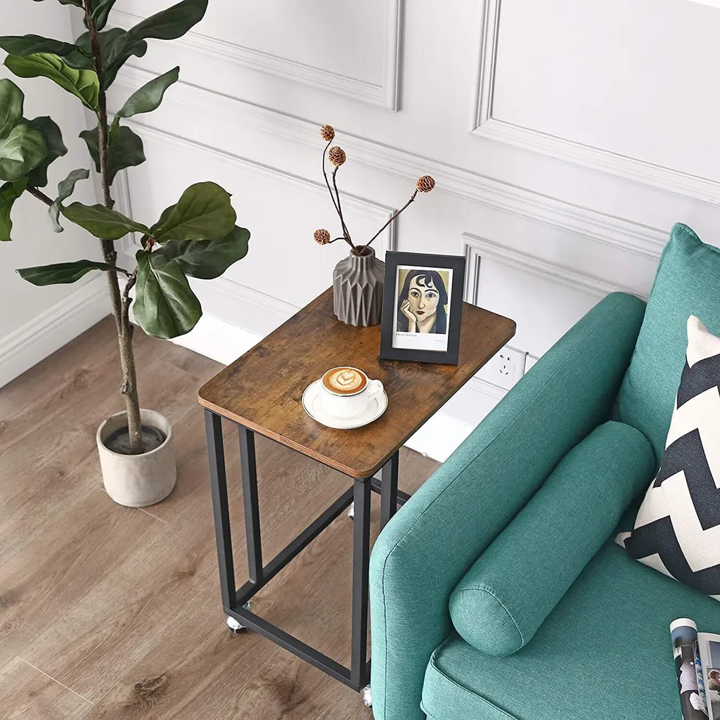Petite Table à Roulettes Verrouillables Valora LNT50X Stable et Robuste