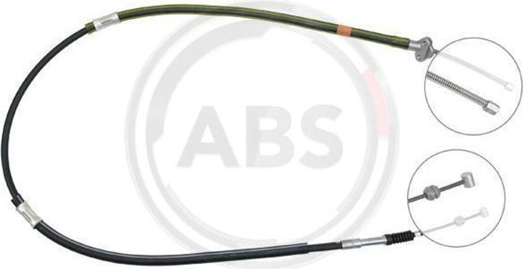 A.B.S. K16358 Seilzug, Handbremse OE 4642018030 kompatibel mit Starlet