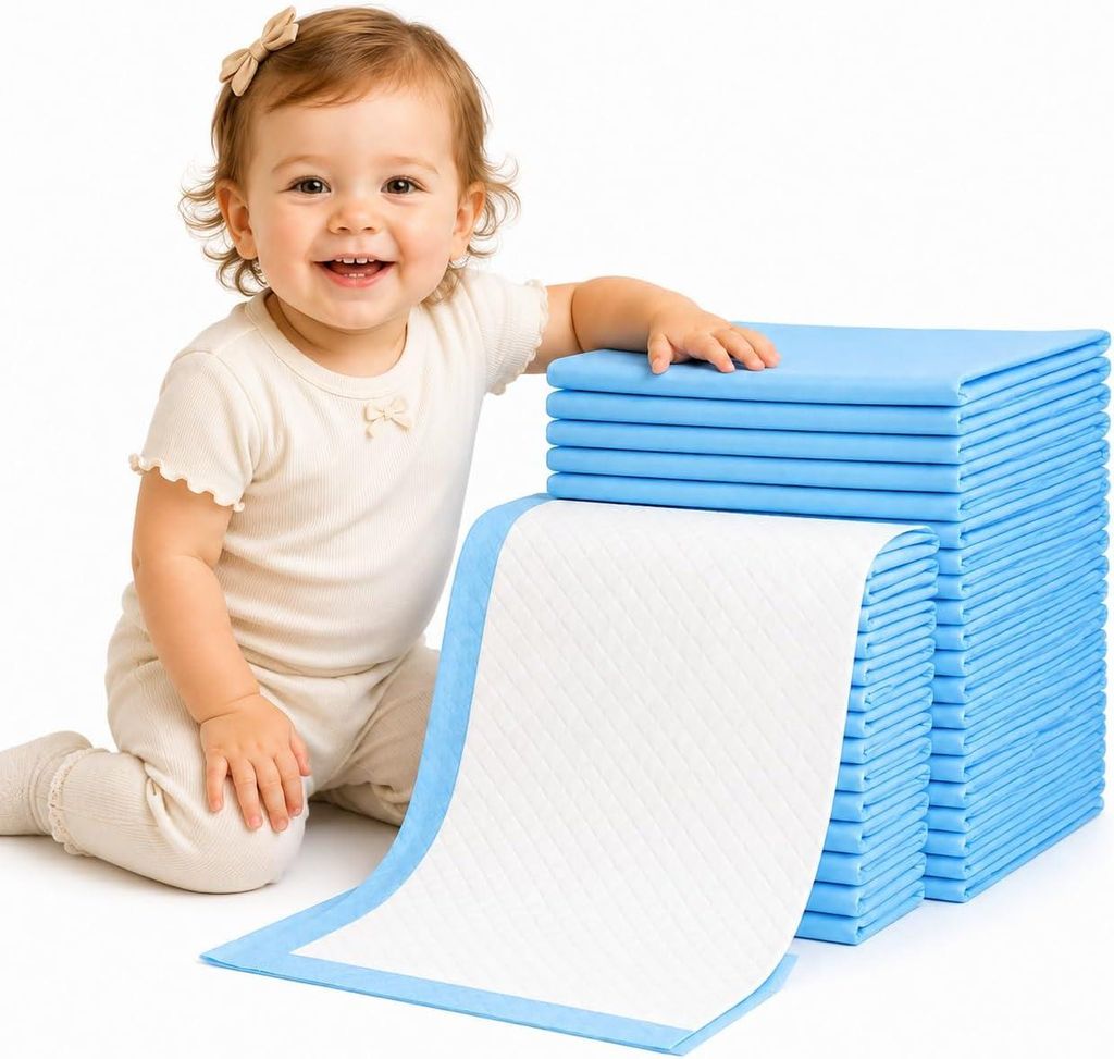 Aluz Einweg Wickelunterlagen 100 Stück 33x45 cm Weich Produktbild 