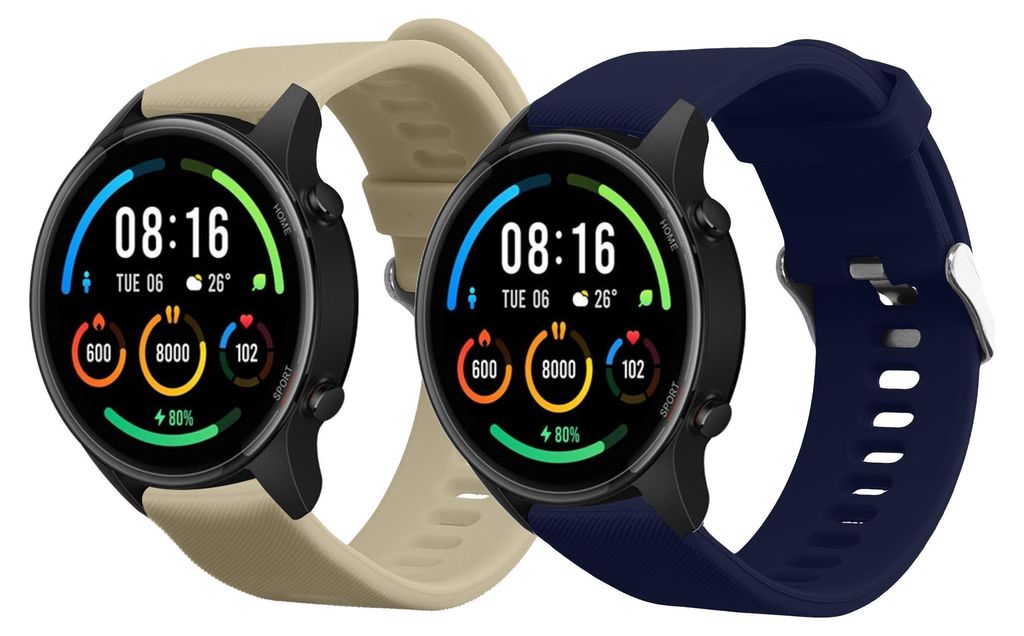 kwmobile 2x Uhrenarmband für Xiaomi Mi Watch / Mi Watch Produktbild 