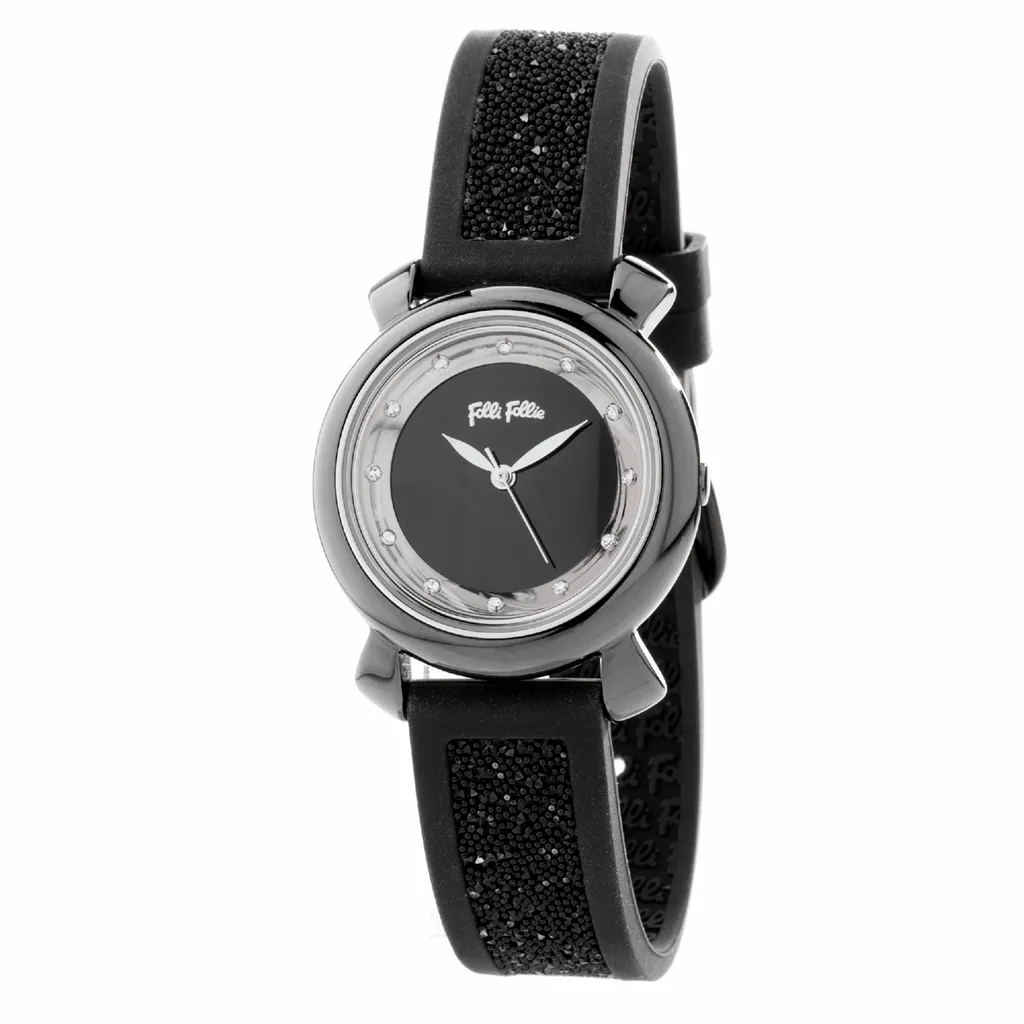 Folli Follie WF15T013ZSA Orologio Donna | Look Total Black 28mm