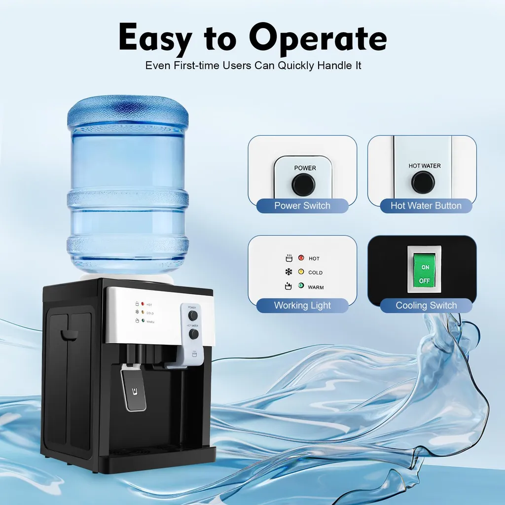 Distributeur d'eau polyvalent 575W à température réglable 10-38°C - 4