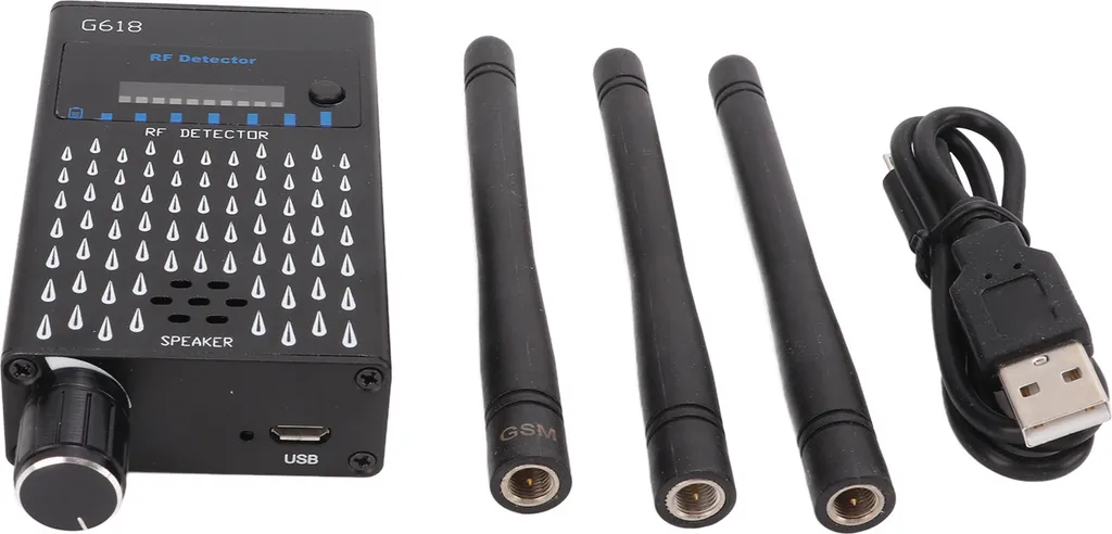 Détecteur de Caméra Espion et Scanner RF G618 pour Protection de Vie Privée