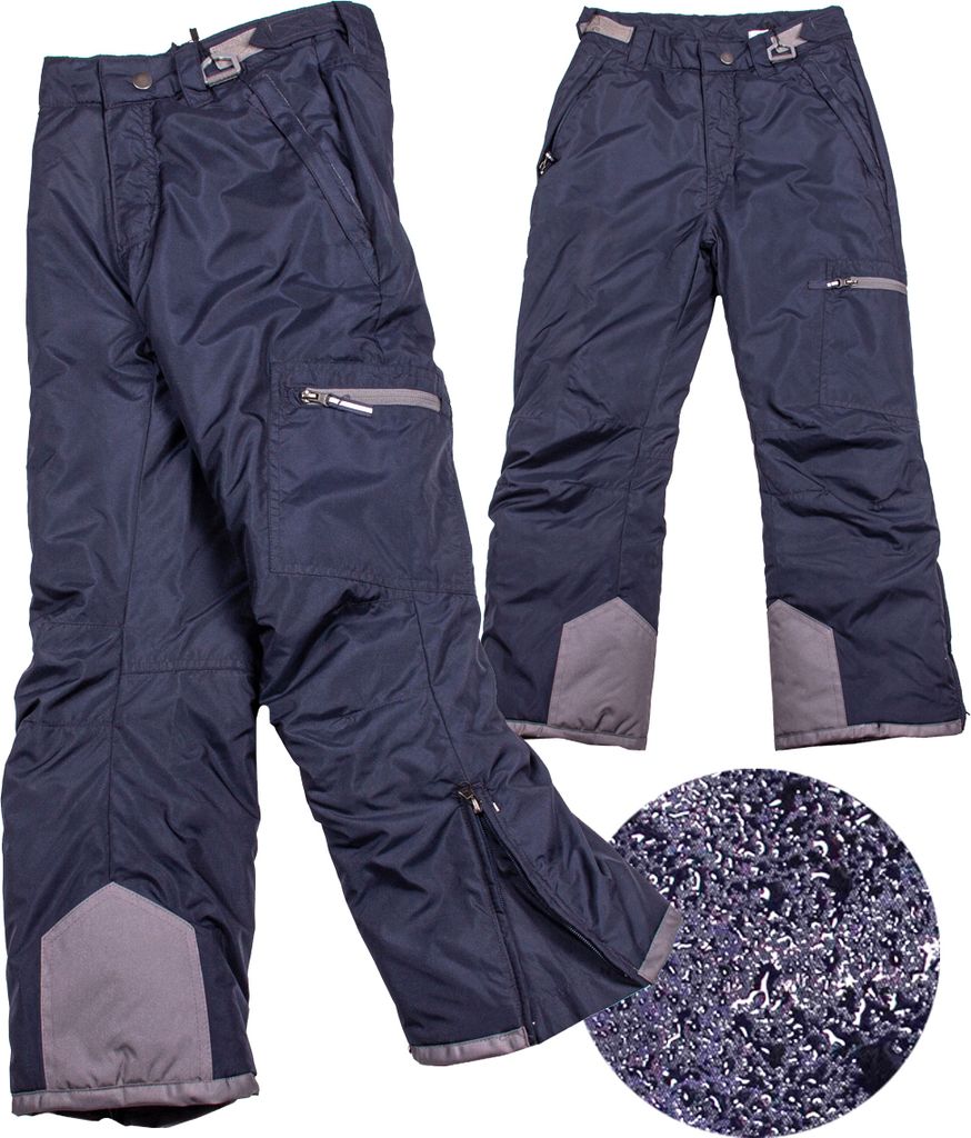 FIRI Kinderskihose Winter isoliert wasserdicht, dunkelblau,146