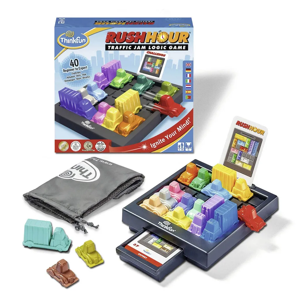Thinkfun Rush Hour Jeu de Logique et de Réflexion avec 40 Défis Progressifs - 12