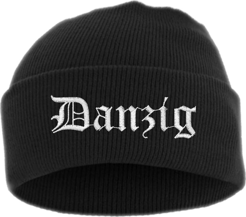Danzig Umschlagmütze - Altdeutsch - Bestickt - Mütze mit Produktbild 