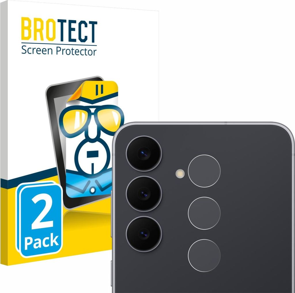 2x Für Samsung Galaxy S25 FE (NUR Kameraschutz) Schutzfolie BROTECT Displayschutz Display Schutz Folie Klar Transparent