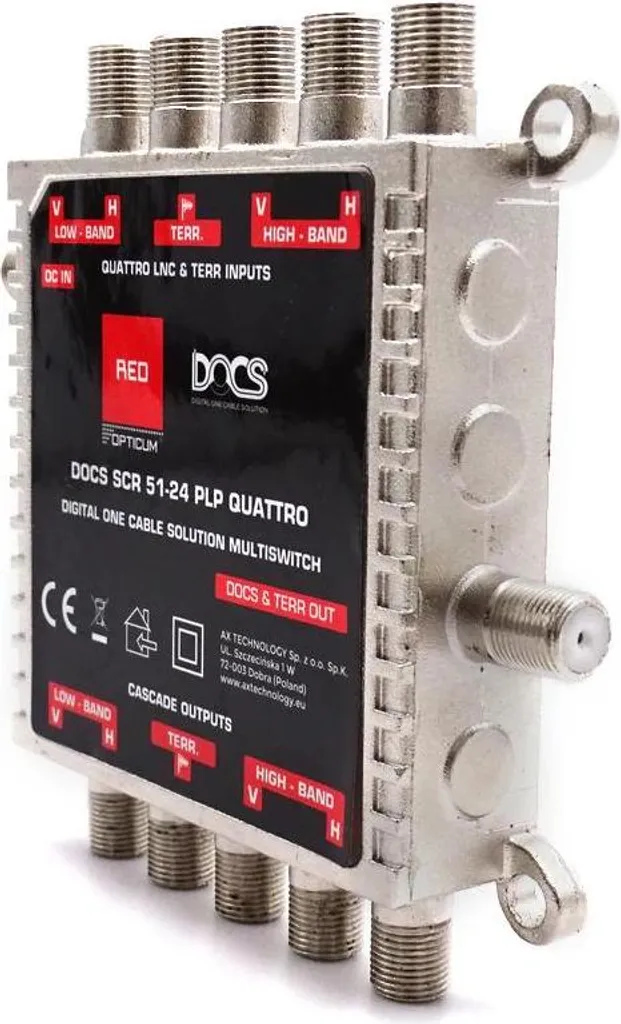 Solution Satellite Multi-pièces Opticum Red DOCS SCR 51-24 pour Immeuble - 2