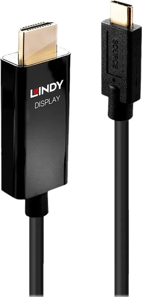 Câble LINDY 1m USB type C vers HDMI 4K HDR haute résolution - Réf 43271