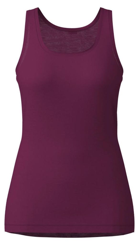 Löffler SINGLET MERINO LIGHT Damen Top Funktionsunterwäsche bordeaux 34