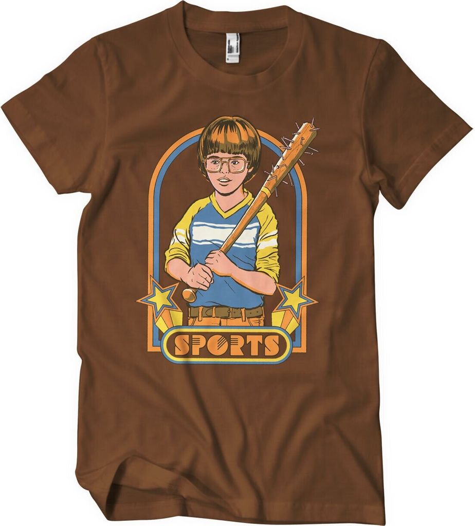 Steven Rhodes - Sports T-Shirt - Large - Brown