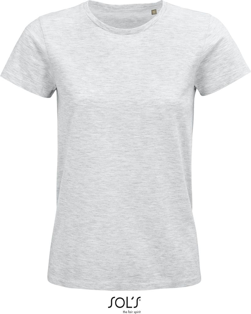 SOLs 03579 | Damen Shirt, Pioneer Women T-Shirt, Jersey 175 - Farbe: Ash (Heather) - Größe: 3XL