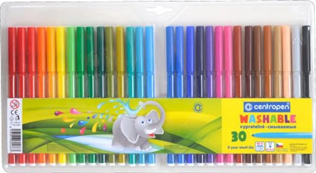 Marqueurs Centropen 7790 Pointe Roller Ultra Résistante 1mm Set - 2