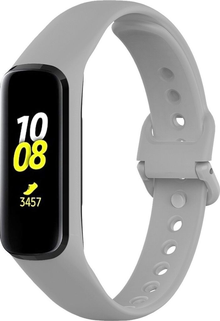 Strap-it Samsung Galaxy Fit 2 Silikonarmband (Grau)