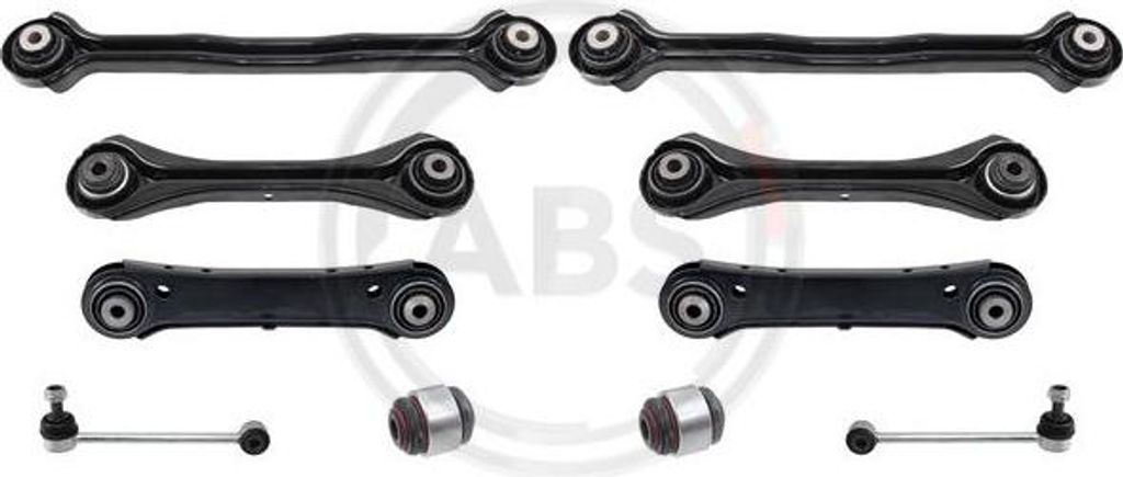 A.B.S. 219908 Reparatursatz, Querlenker OE 33326763471(+) kompatibel mit 1er E81, 1er E87, 1er E88, 1er E82, 3er E90, 3er E93, 3er E92, 3er E91
