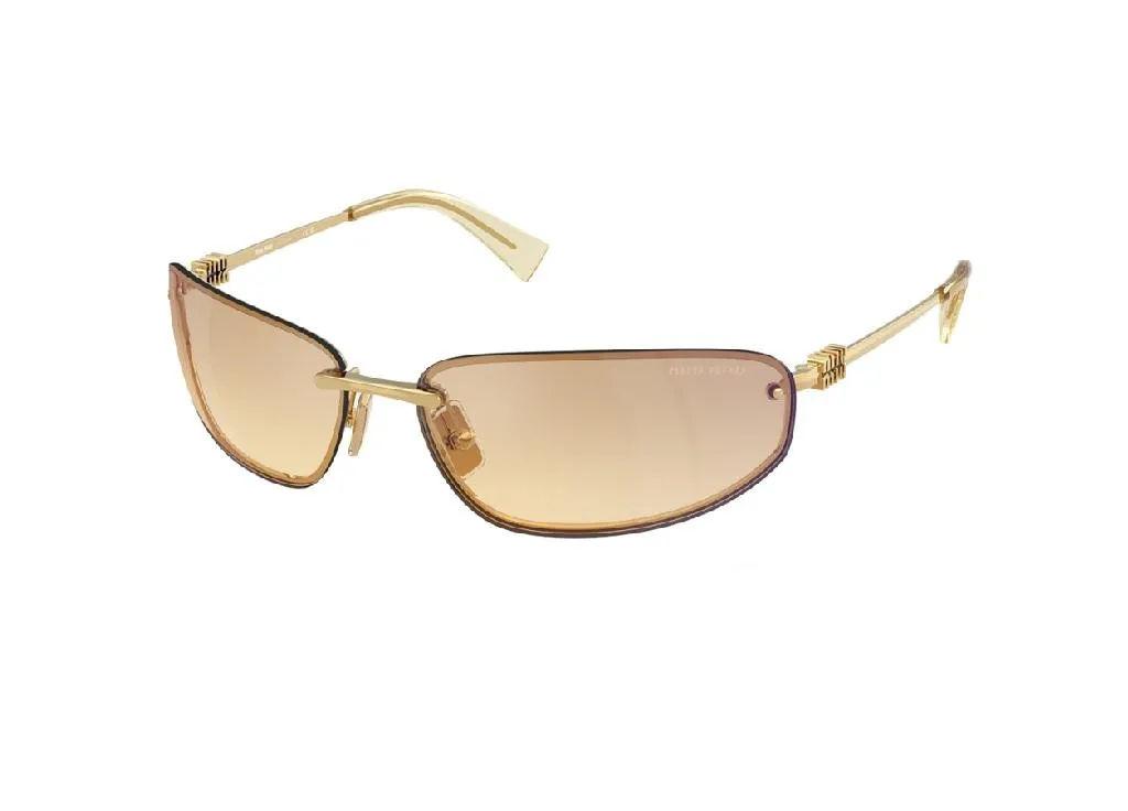 Lunettes de soleil dorées pour plage et conduite verres jaunes argent