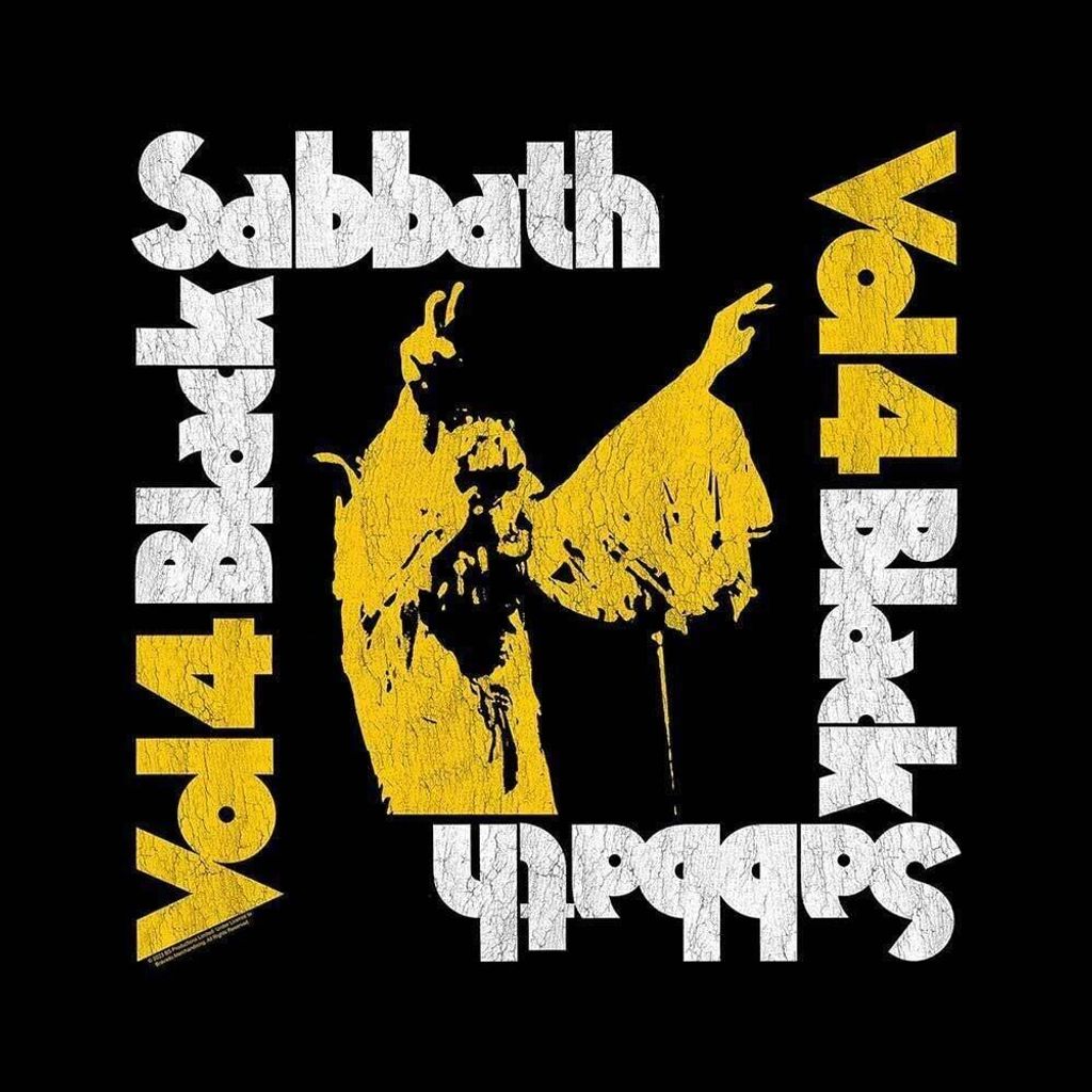 Black Sabbath Schal Vol 4 Black