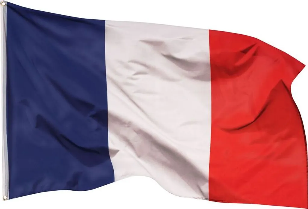 Drapeau Français 60x90cm - Ne s'effiloche pas - Couleurs Haute Tenue