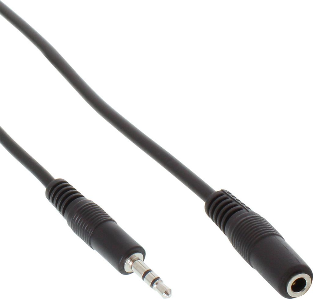Câble audio InLine 3.5mm stéréo mâle / femelle 2m Image du produit 