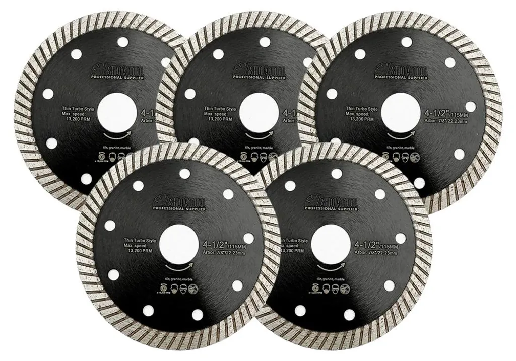Disque diamanté 115 mm haute performance Turbo Cut longue durée de vie