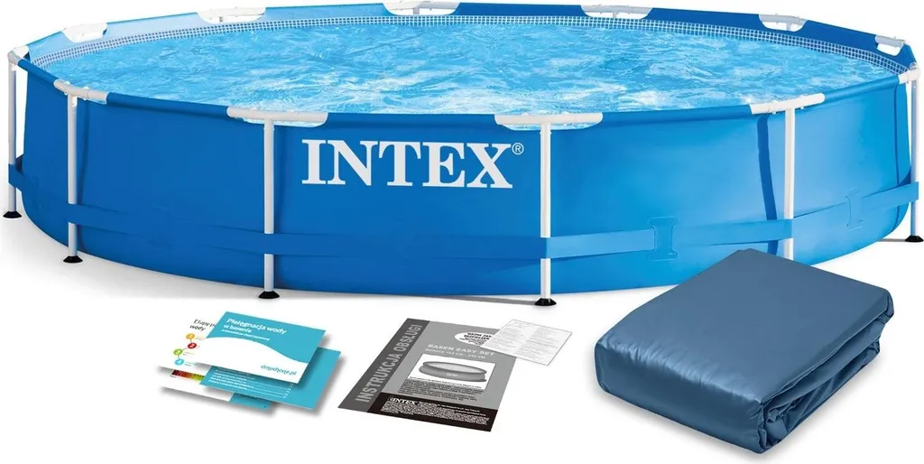 Piscine de Jardin Intex 366 x 76 cm - Idéale pour Rafraîchir vos Enfants