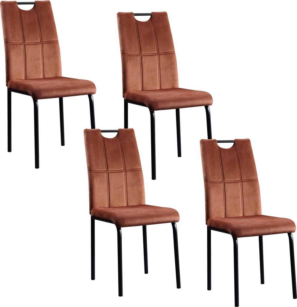 Stuhl Denton Velvet 4er-Set