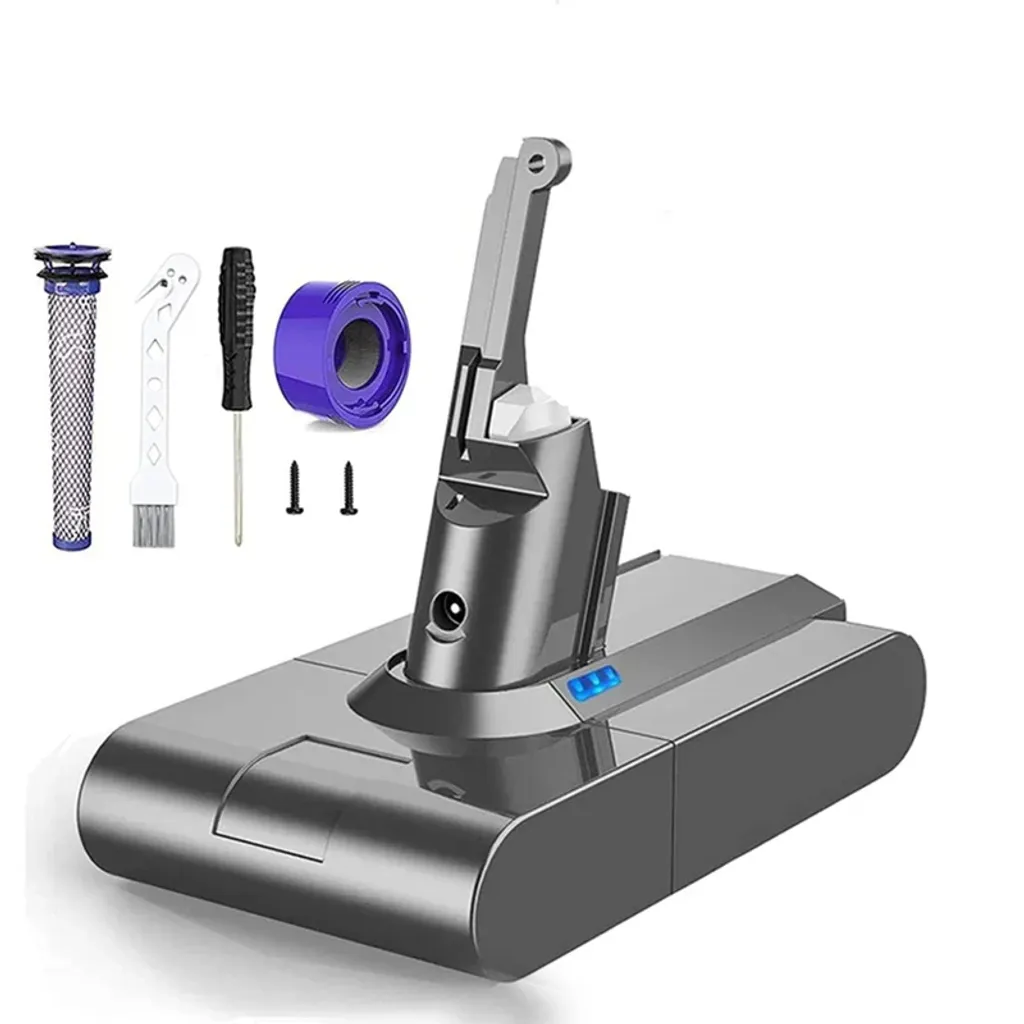 Batterie Dyson V8 6000mAh : Réparez votre Perte d'Aspiration et Filtres