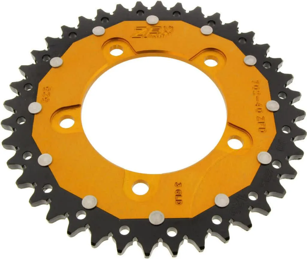 Couronne ZF pour kit chaîne 525 Aprilia 40 dents tuning performance