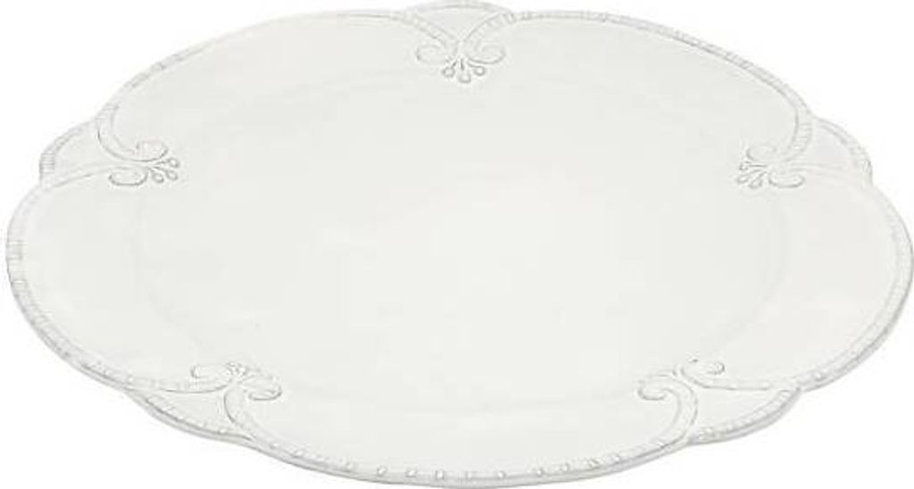 Speiseteller, Essteller ITALICA PALLINI D. 28cm weiß Keramik Virginia Casa