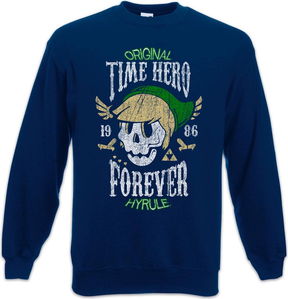 Urban Backwoods Time Hero Forever, Sweatshirt, Farbe: Navy, Größe: S