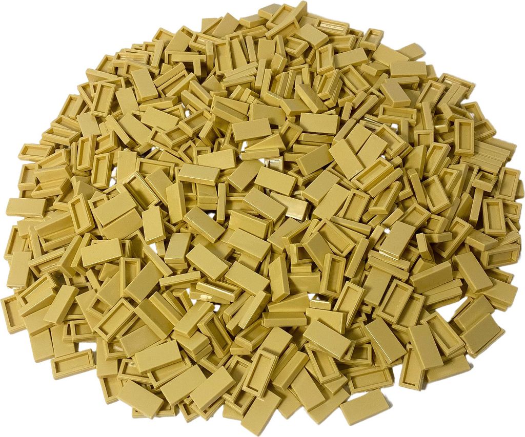LEGO 1x2 Fliesen Hellbeige - 3069b NEU! Menge 500x