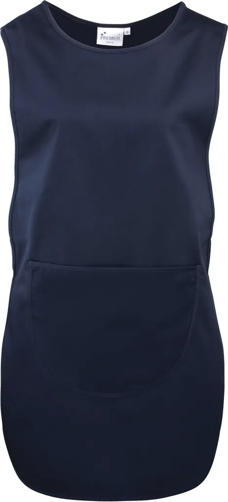 Tablier Femme avec Poches Bleu Marine RW6800 - Protection Longue Taille S