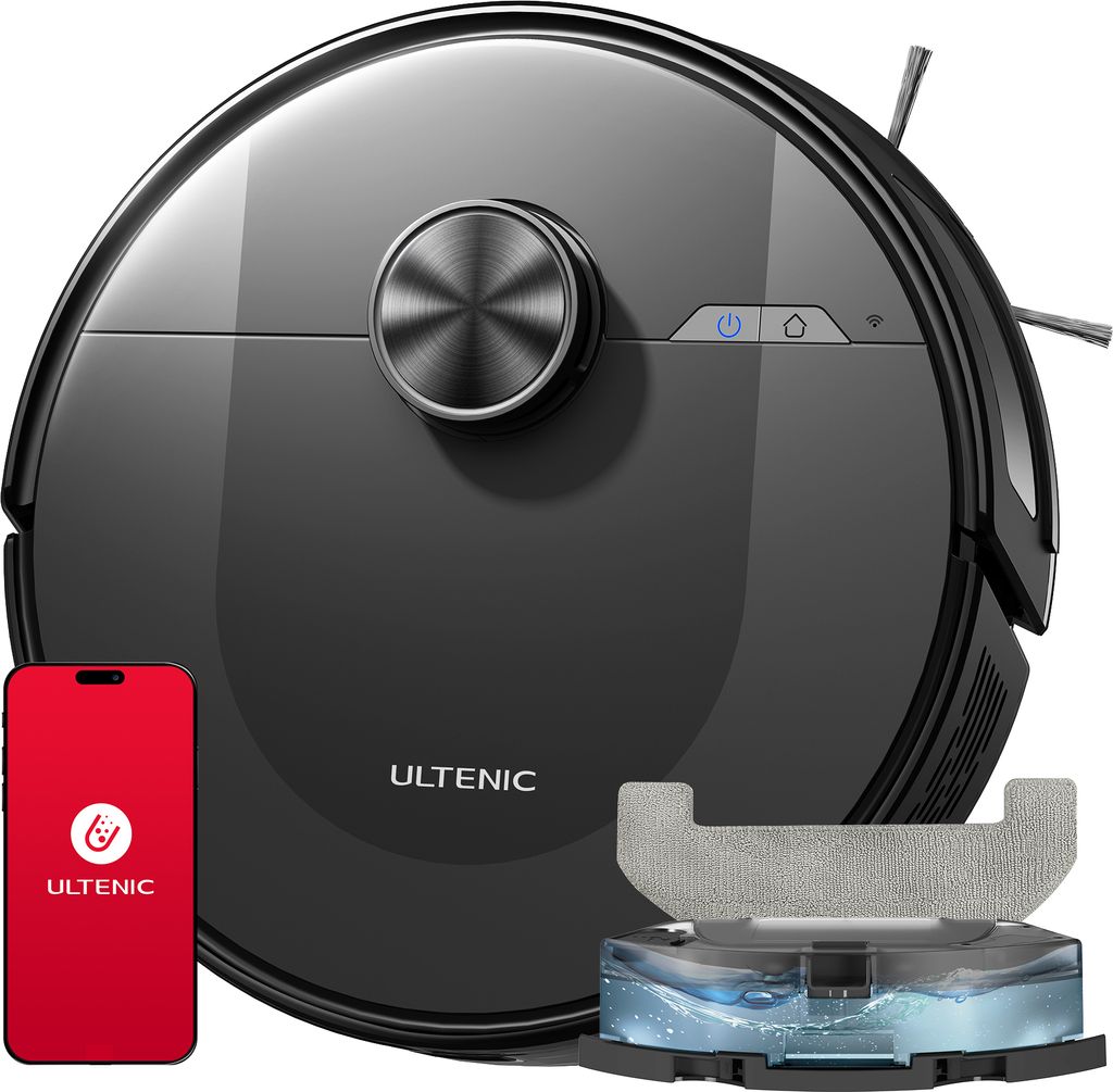 Ultenic DL10 Staubsaugerroboter mit Wischfunktion,150min Produktbild