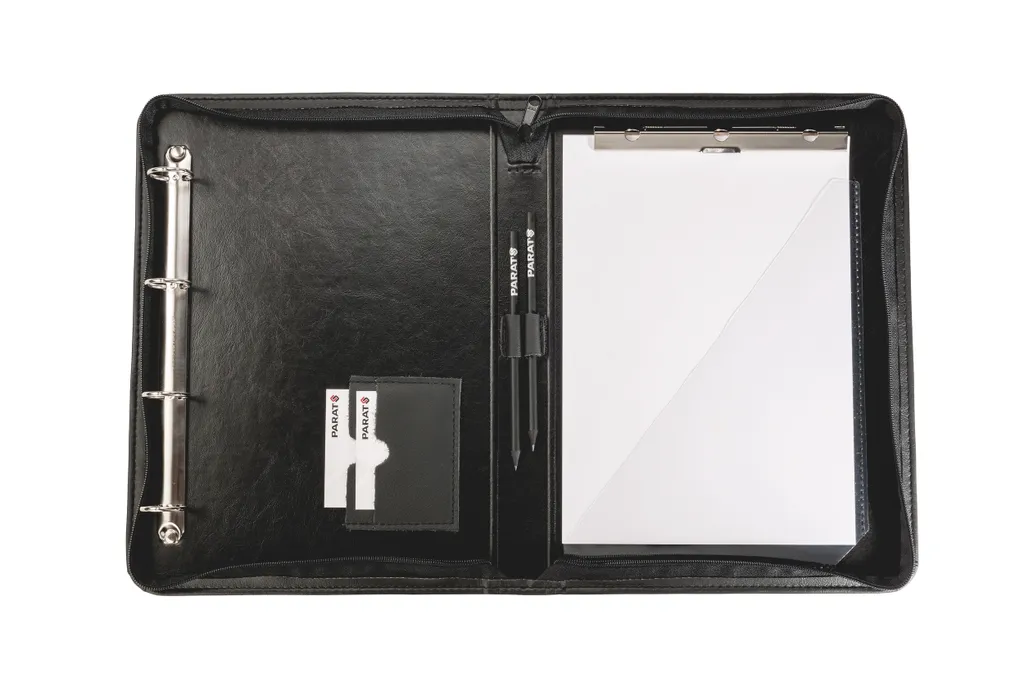 Classeur A4 Parat 5071000021 Noir en Cuir Synthétique Haute Résistance