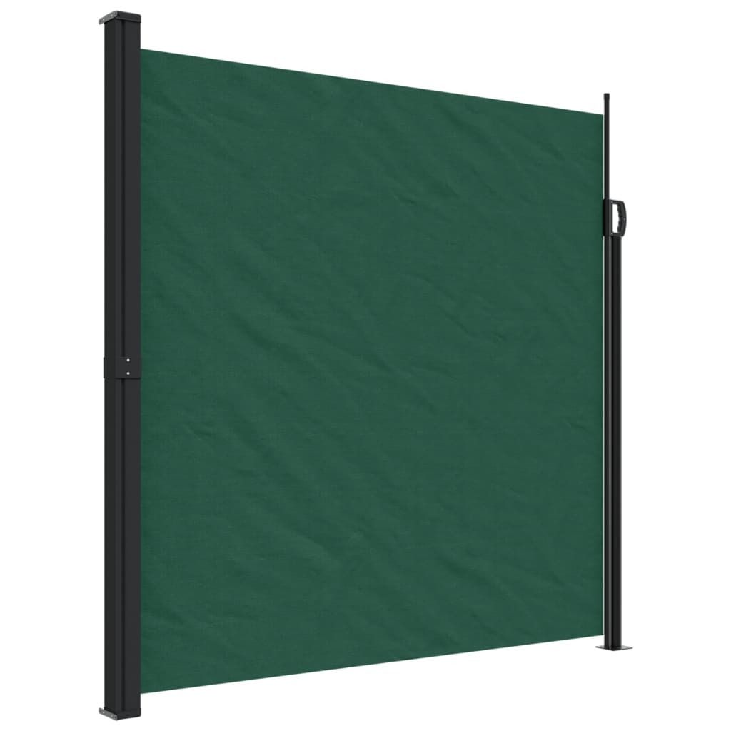 vidaXL Tenda laterale estensibile Verde scuro 200x300 cm Immagine del prodotto 