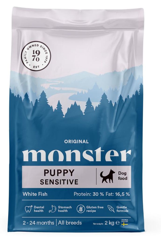 Monster Dog Original Puppy Sensitive 2kg Bezglutenowa Sucha Zdjęcie produktu 