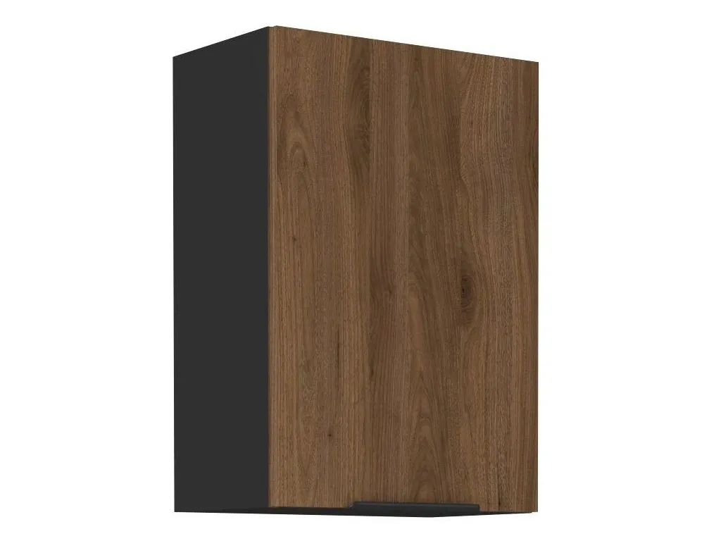 Mobile cucina superiore TOVA - larghezza 50 cm, noce okapi / nero
