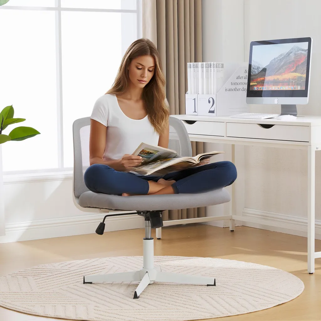 LVHOM Sedia Direzionale Armless - Ergonomia Dinamica per il Business