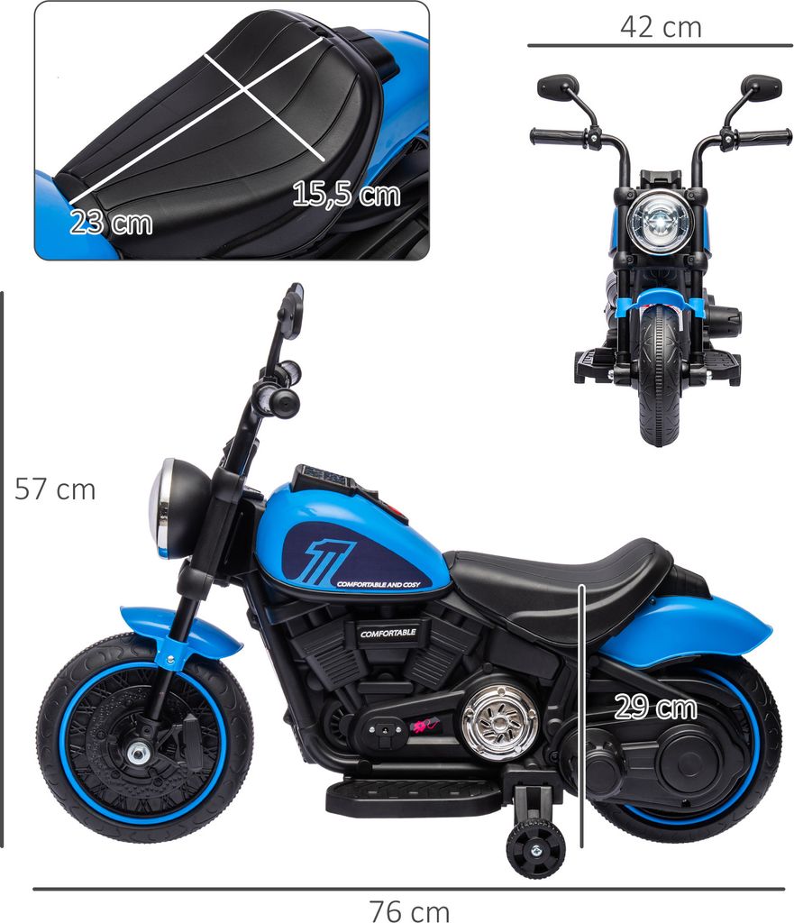 Kinder Renn Motorrad HOMCOM Kindermotorrad Kinder Elektro-Motorrad | Kaufland.de