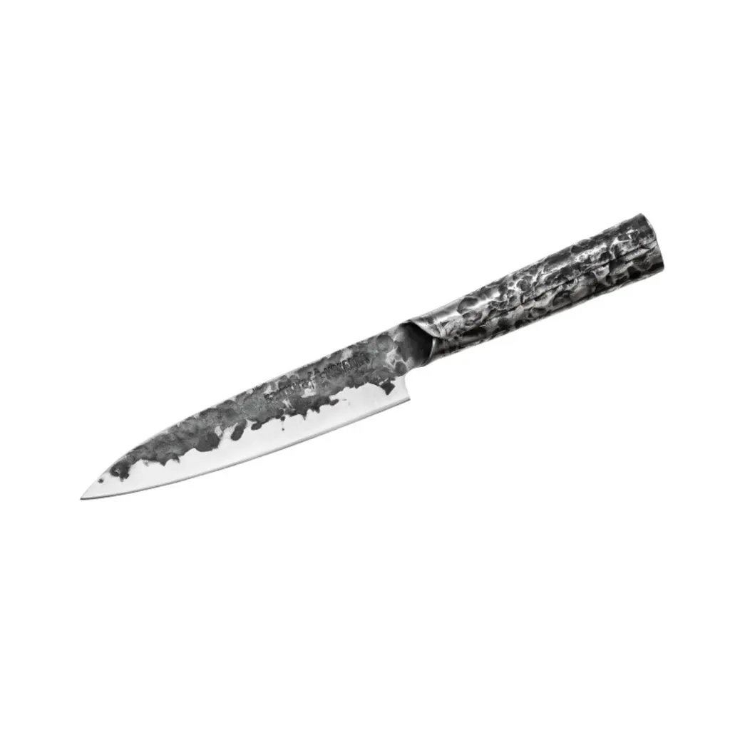Coltello Santoku Samura METEORA da 6,3 pollici (160 mm) - Coltello da cucina in acciaio giapponese di per una cucina di precisione e un'eccellenza gastronomica