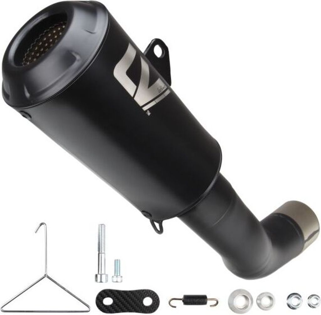 Silencieux LeoVince SLIP-ON SBK LV-10 FULL BLACK acier Image du produit 