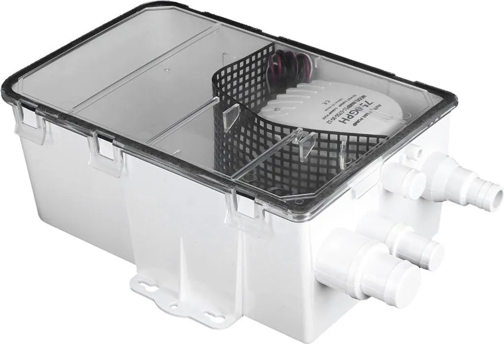 Pompe de puisard de douche 12V 750 GPH pour bateaux et camping-cars