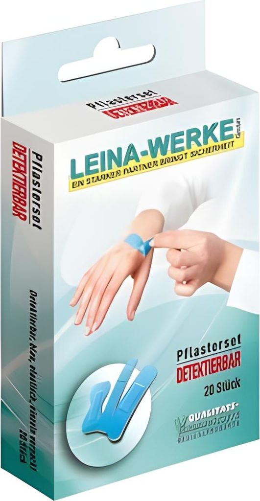 LEINA Pflaster Set "Detektierbar" 20-teilig blau