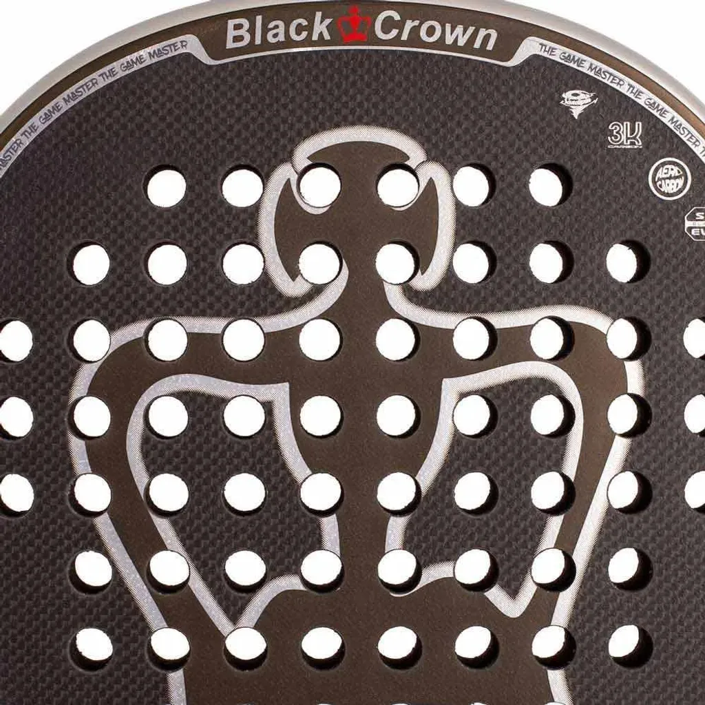 Raquette de Padel Black Crown Piton 14 Noir Multicolore pour Compétition - 6