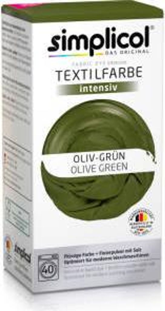 Simplicol - Intensywny Barwnik Do Tkanin, Oliwkowa Zieleń, Zdjęcie produktu 