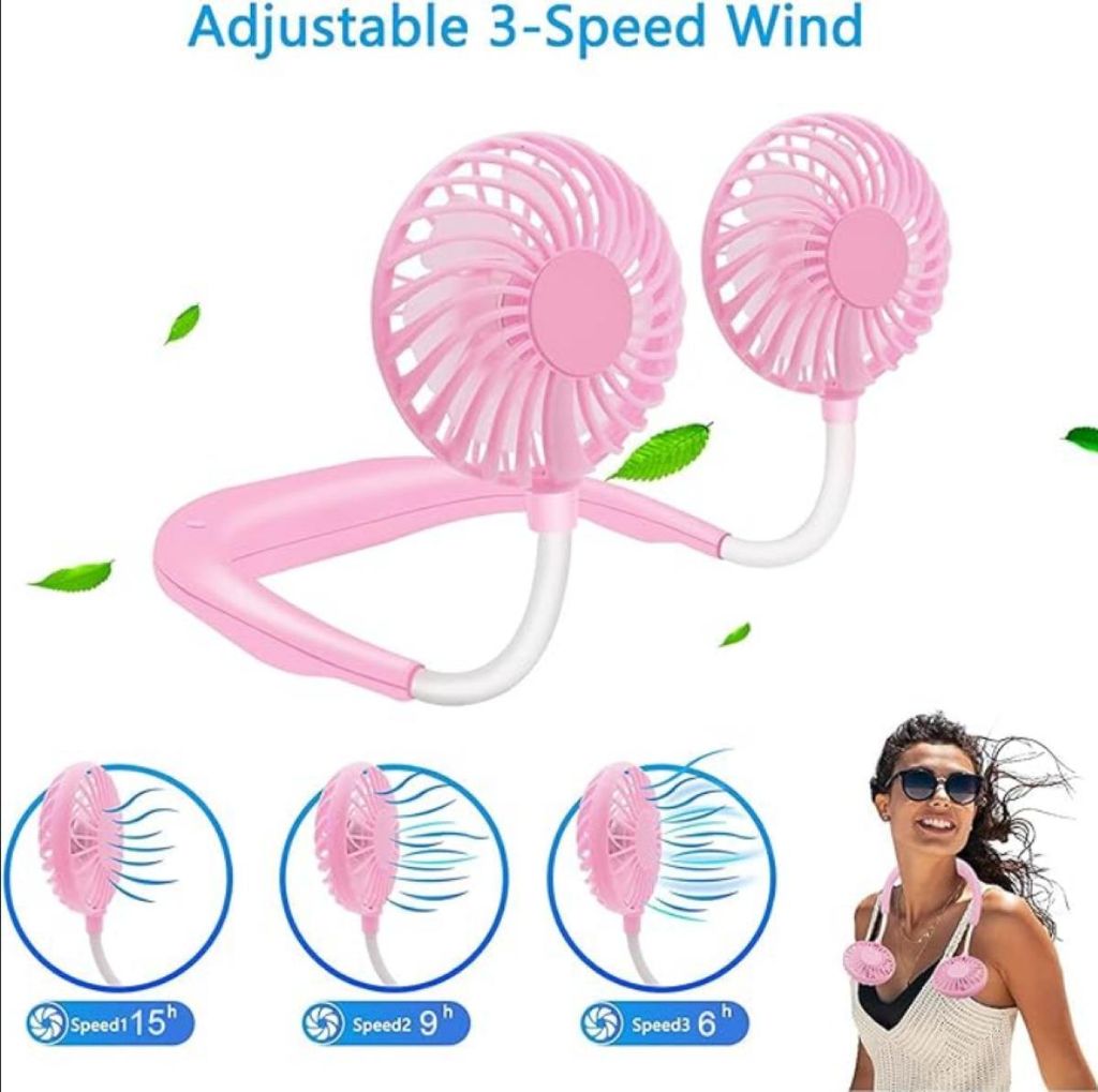 Aroma Therapy Nackenlüfter – Tragbarer Halsventilator mit Produktbild 